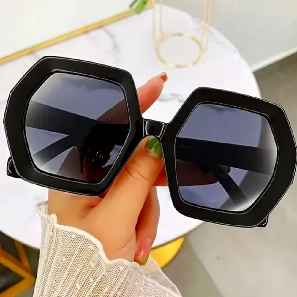 Oversized Anti Glare Sunglasses